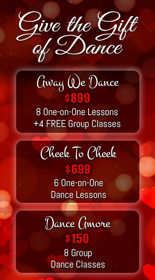 Jersey City Ballroom - Valentine's Day Dance Lessons Gift Certificates